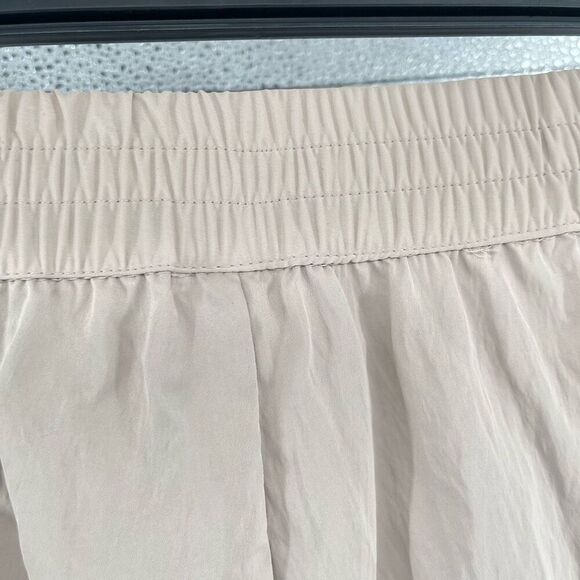 A New Day Tan High Rise Parachute Pants | Women’s Nylon Blend Drawcord Size 12 - Picture 11 of 15